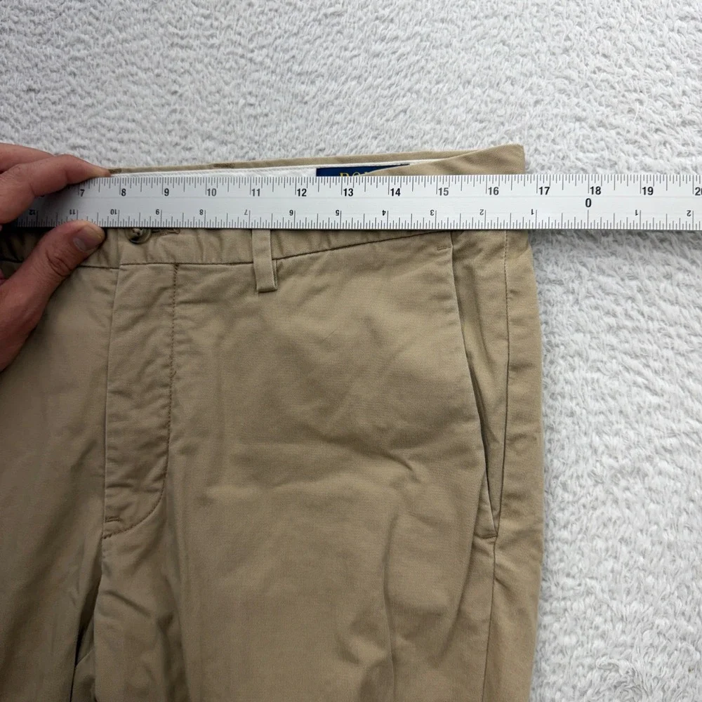 Polo Ralph Lauren Mens Stretch Slim Fit Chino‎ Pants Khaki Tan 31x30